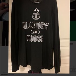 Illbury and Goose Long Sleeved Shirt Size Medium